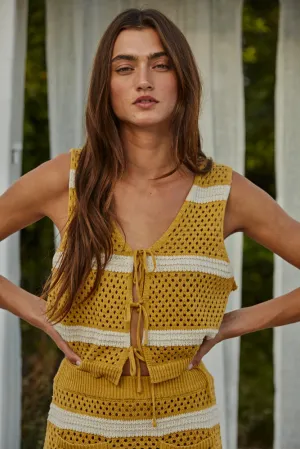 Harlow Crochet Vest Top