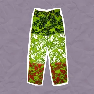 Hawaiian Print Pants