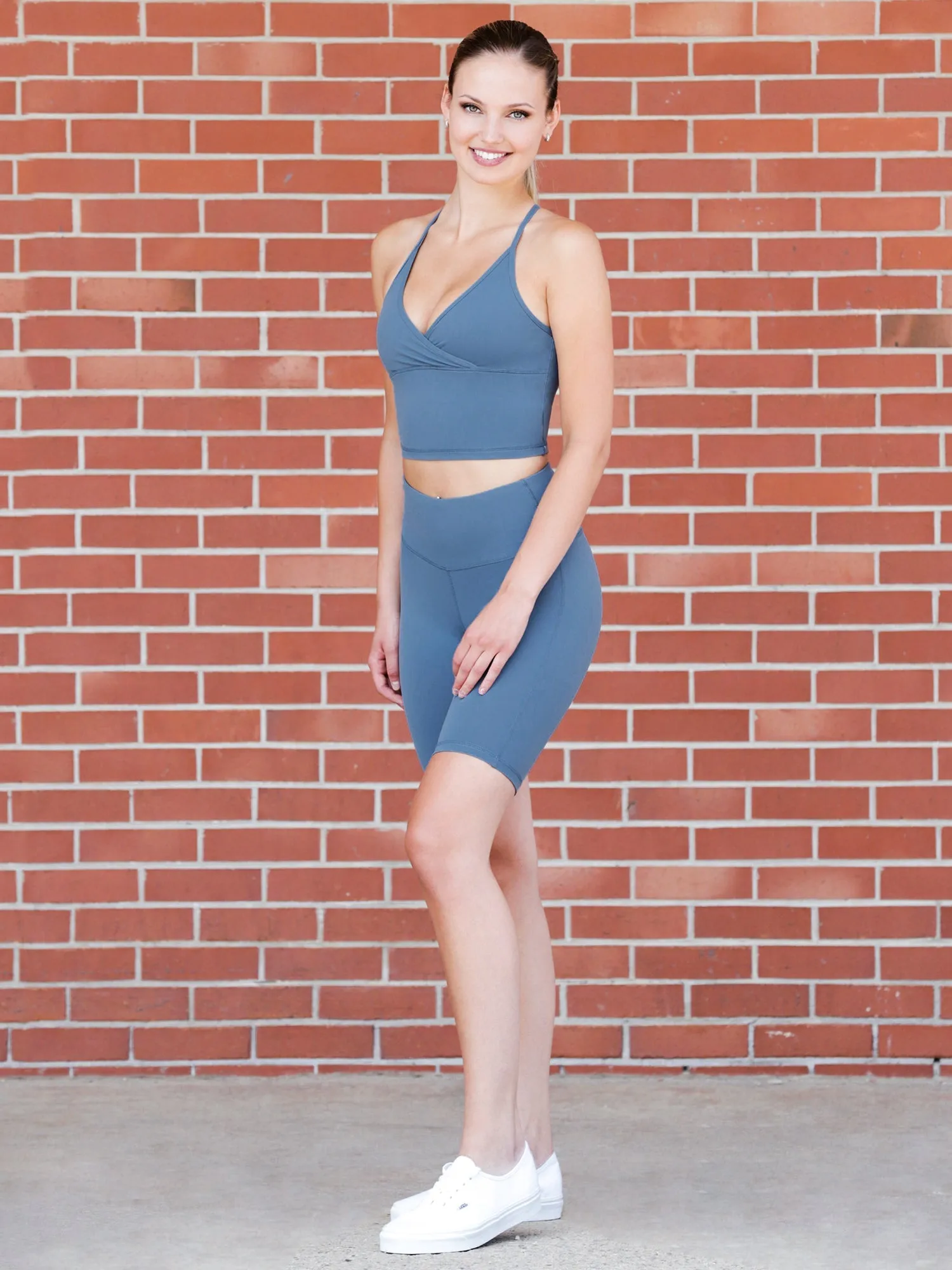HIGH WAIST BIKER SHORTS, DREAM