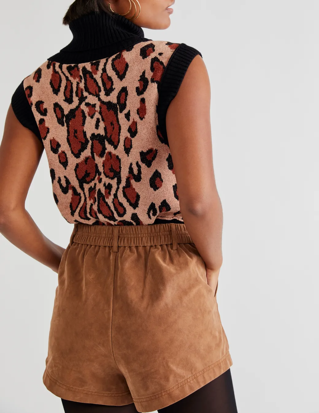 High Waist Pleated Shorts