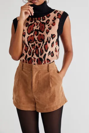 High Waist Pleated Shorts