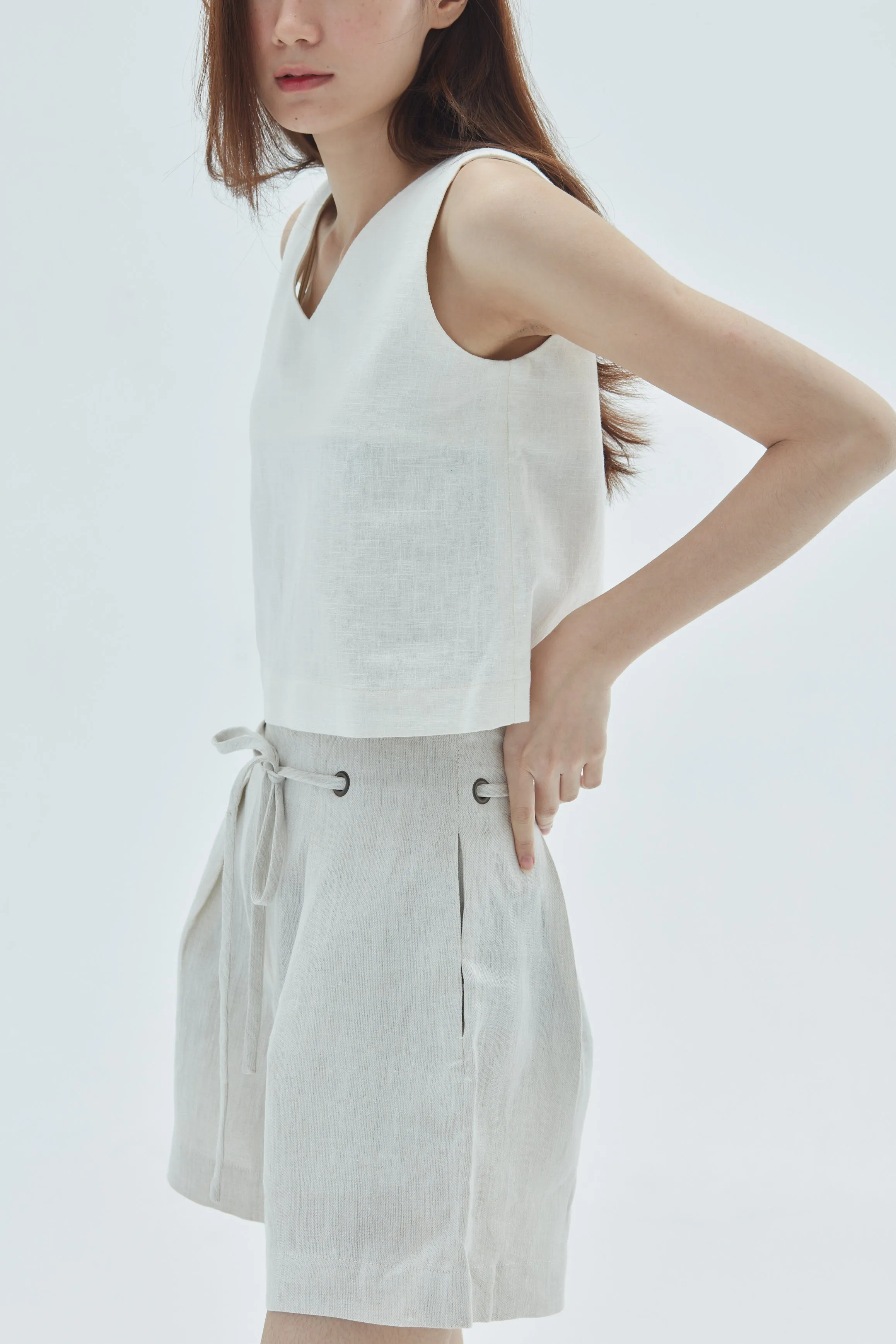 HIGH-WAIST SHORTS