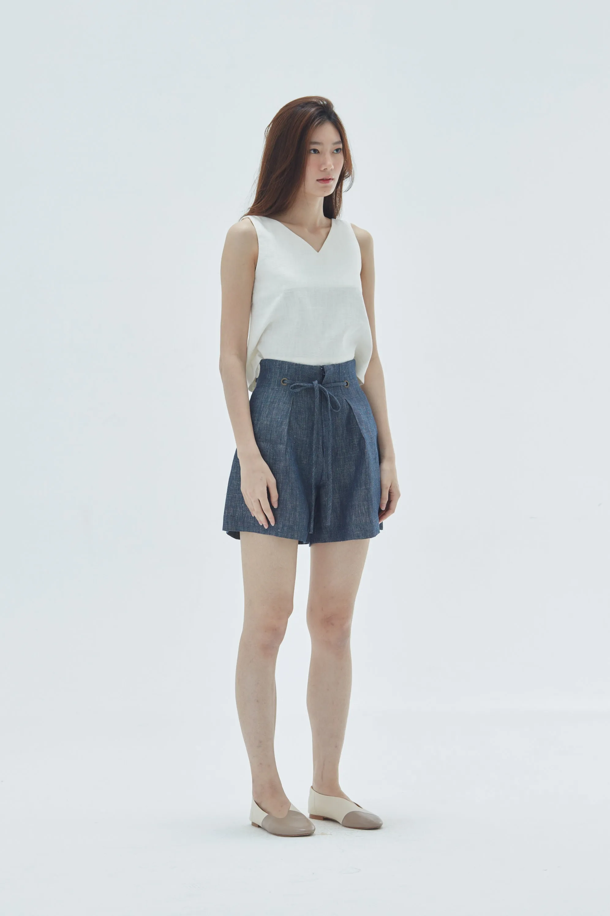 HIGH-WAIST SHORTS
