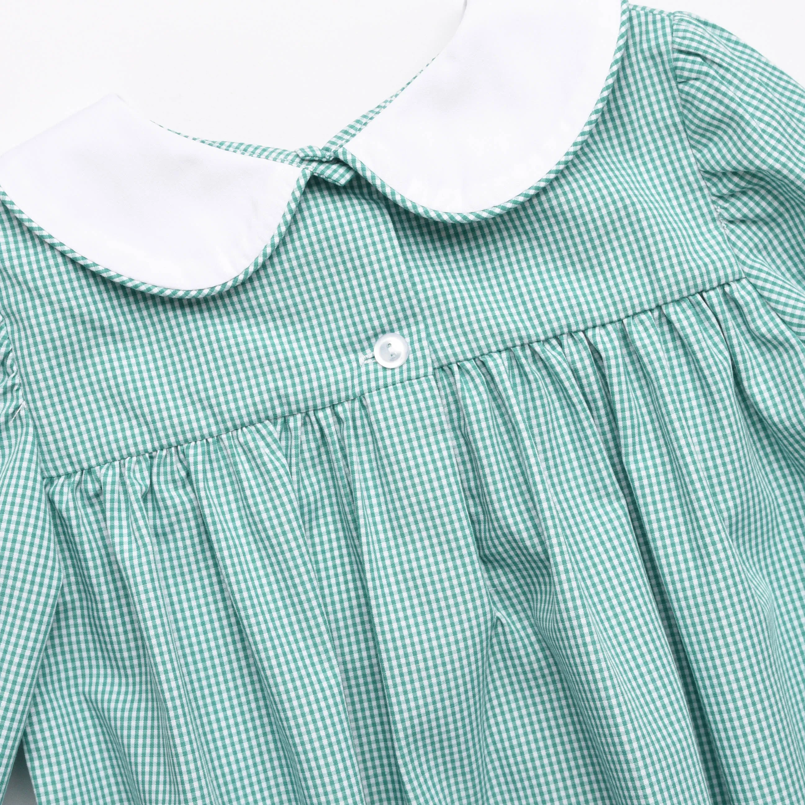 Holly Jolly Embroidered Dress, Green