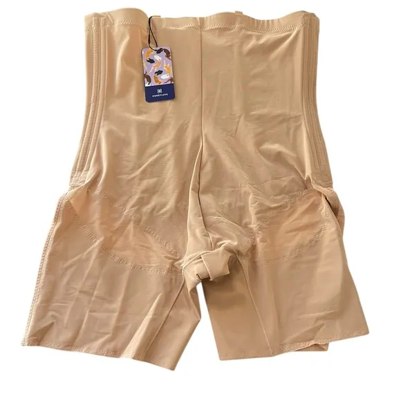Honeylove Super Power High Waist Shapewear Shorts Nude 2X NEW