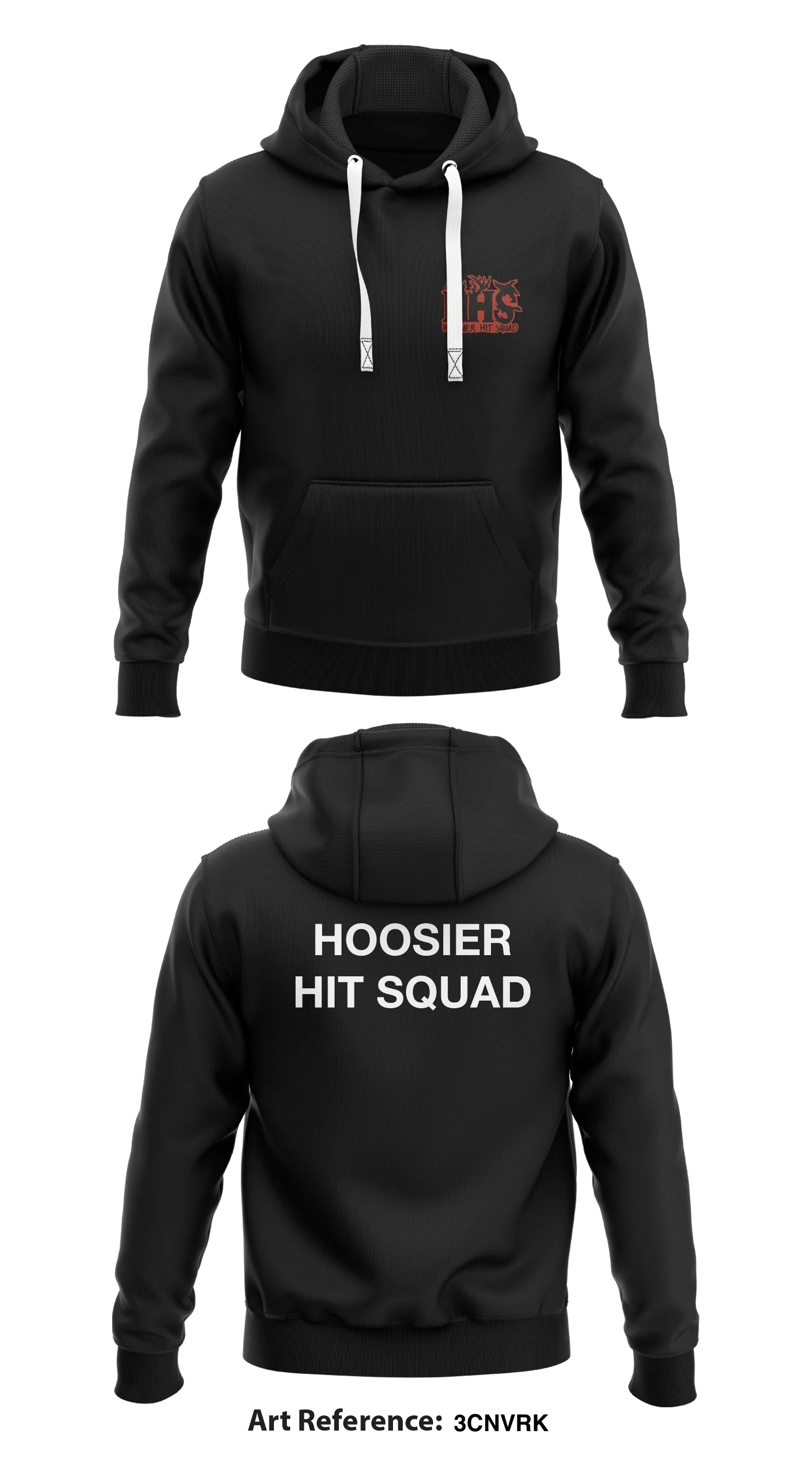 Hoosier_Hit_Squad Store 1  Core Men's Hooded Performance Sweatshirt - 3CNvrk