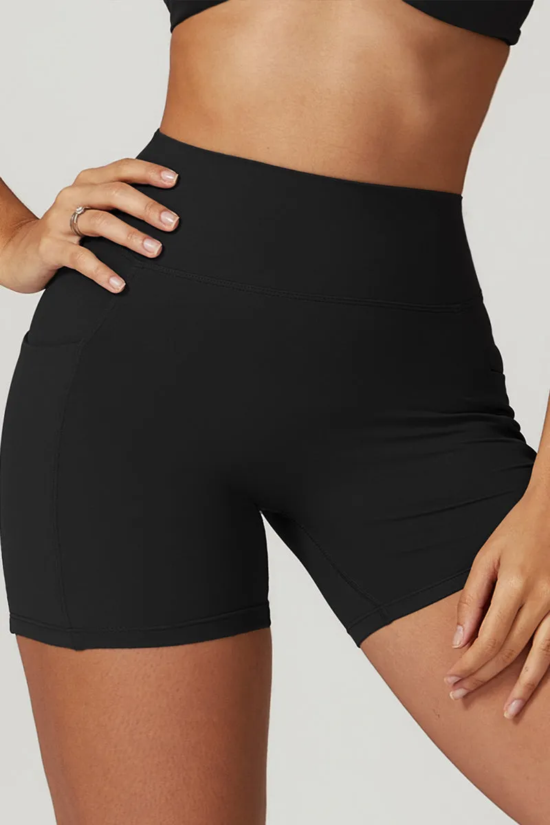 HPP1165 High Waist Yoga Shorts
