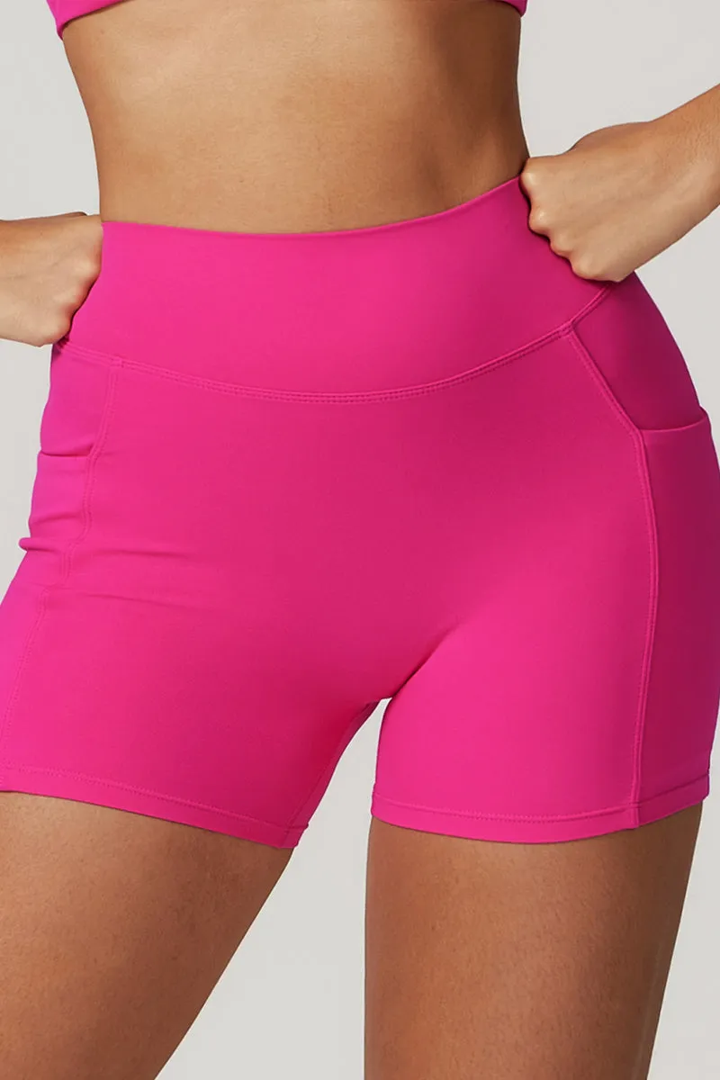 HPP1165 High Waist Yoga Shorts