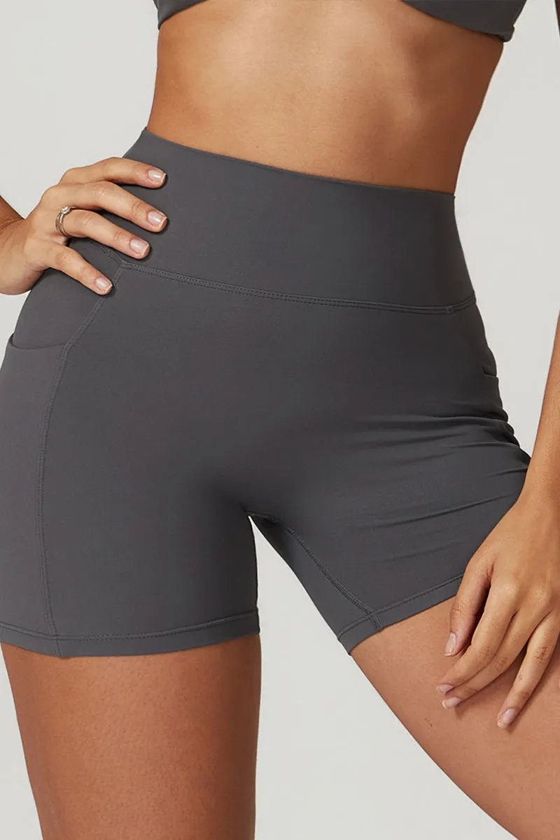 HPP1165 High Waist Yoga Shorts