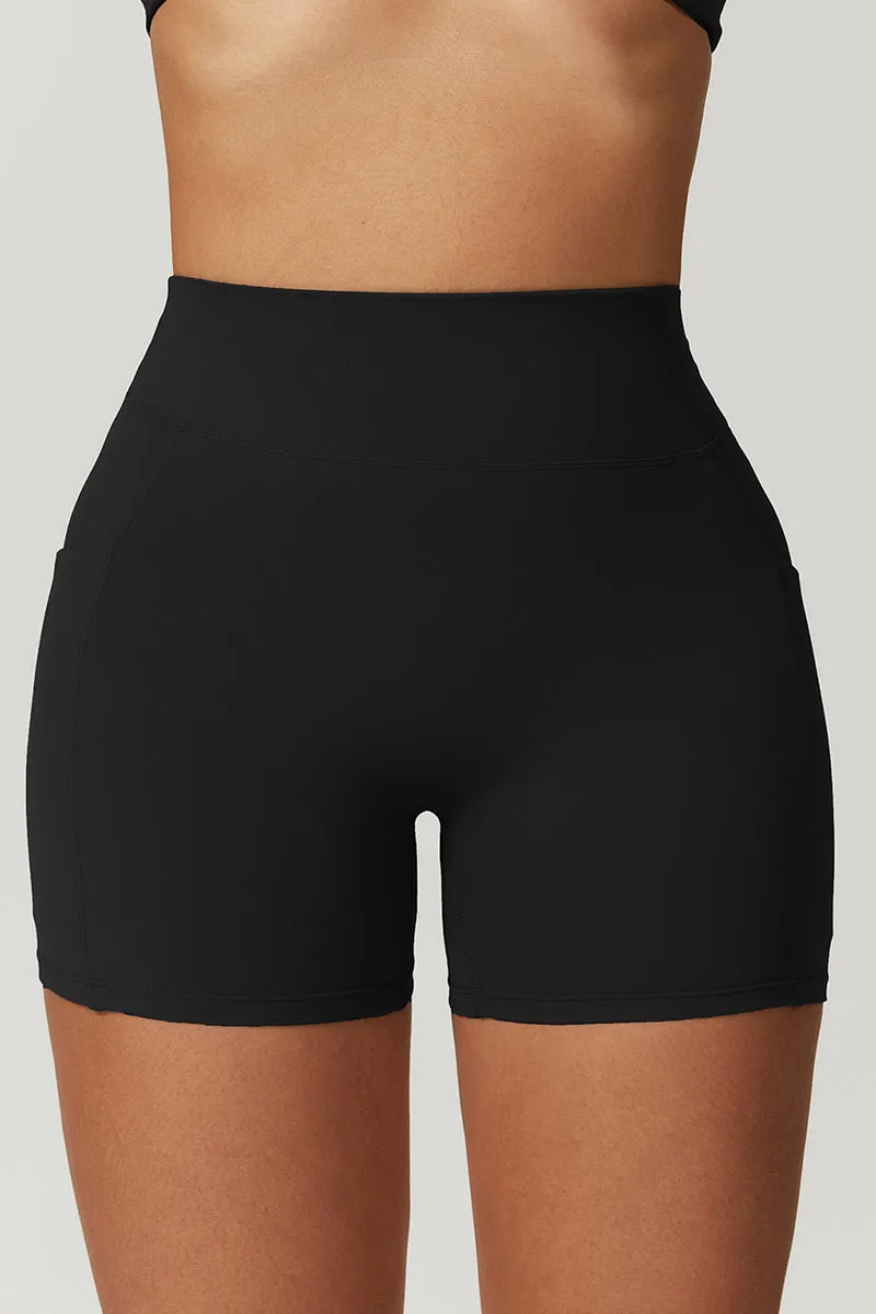 HPP1165 High Waist Yoga Shorts