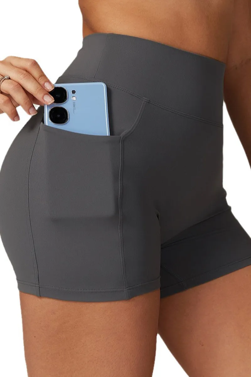 HPP1165 High Waist Yoga Shorts