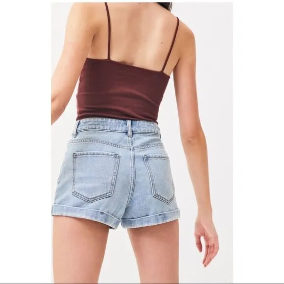 ✨HP✨PacSun Amber Blue Denim Mom Shorts✨