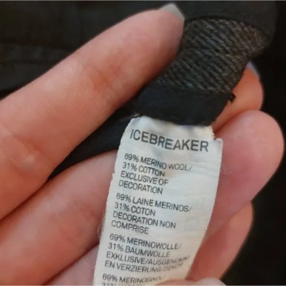 Icebreaker merino wool blend shorts size 29