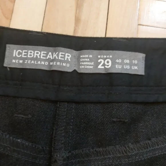 Icebreaker merino wool blend shorts size 29