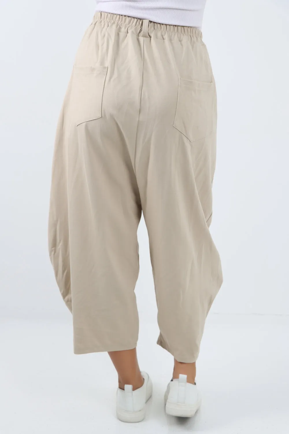 Italian Wide Leg Baggy Parachute Palazzo Trouser