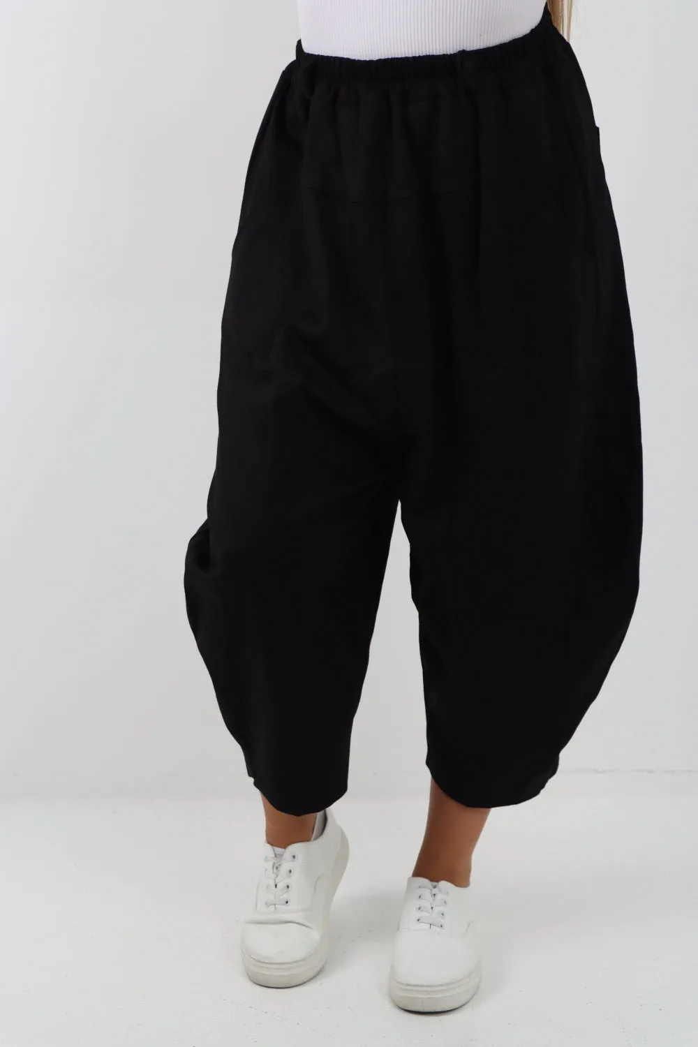 Italian Wide Leg Baggy Parachute Palazzo Trouser