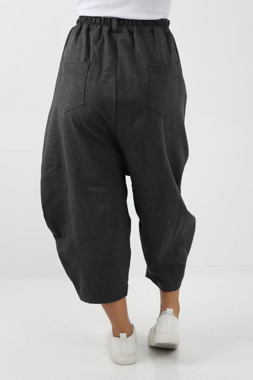 Italian Wide Leg Baggy Parachute Palazzo Trouser