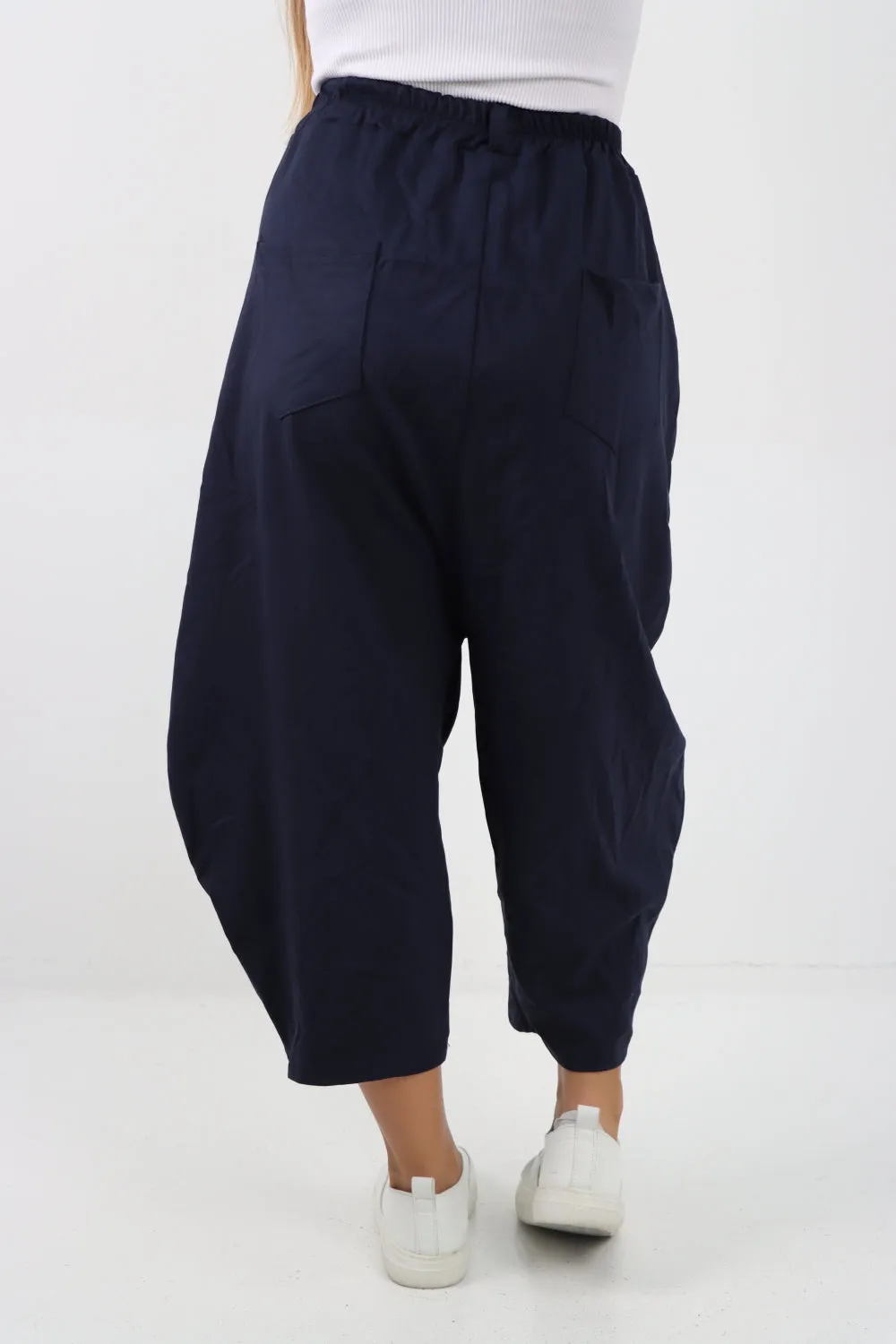 Italian Wide Leg Baggy Parachute Palazzo Trouser