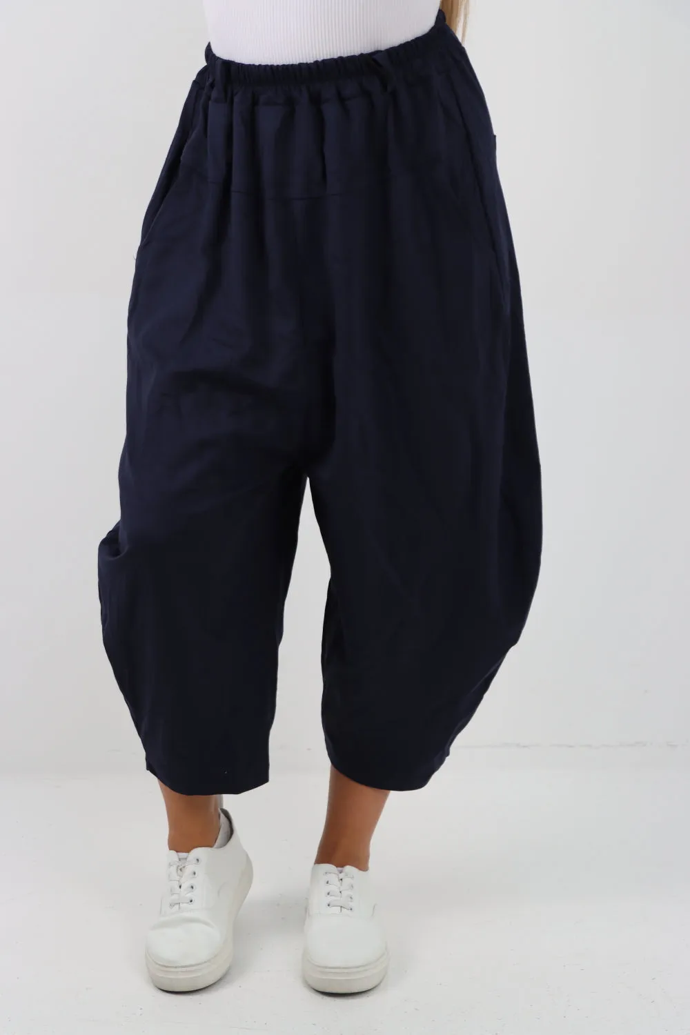 Italian Wide Leg Baggy Parachute Palazzo Trouser