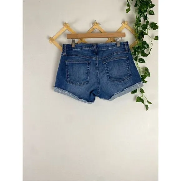 J. CREW | Jean Denim Shorts Merrill Wash Mid High Rise K321