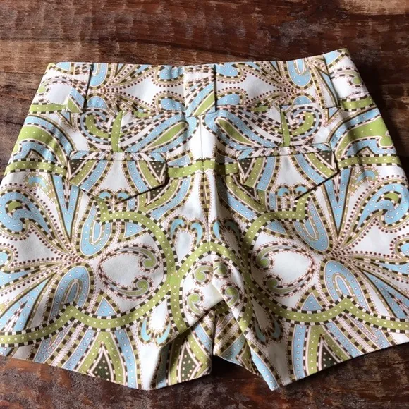 J. Crew Paisley Shorts