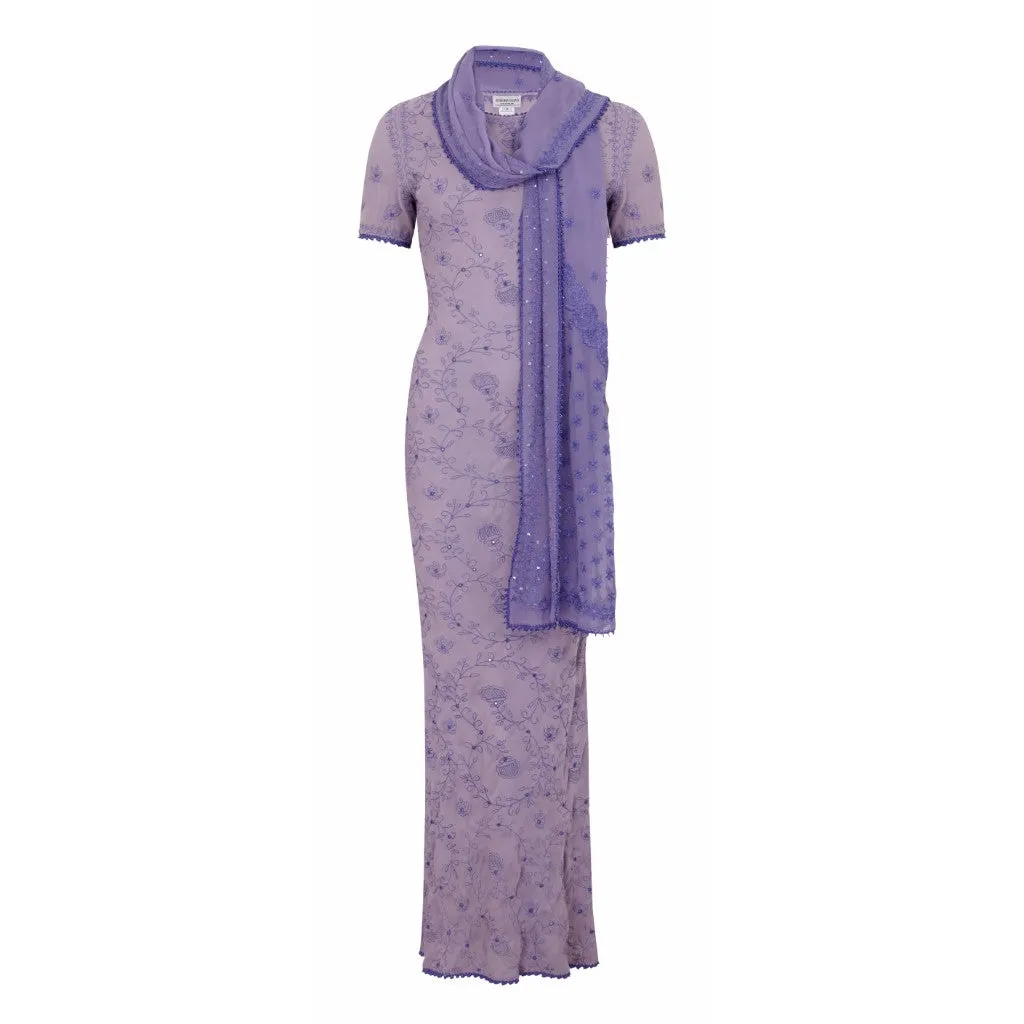 Jemima Khan bias cut dress Size S