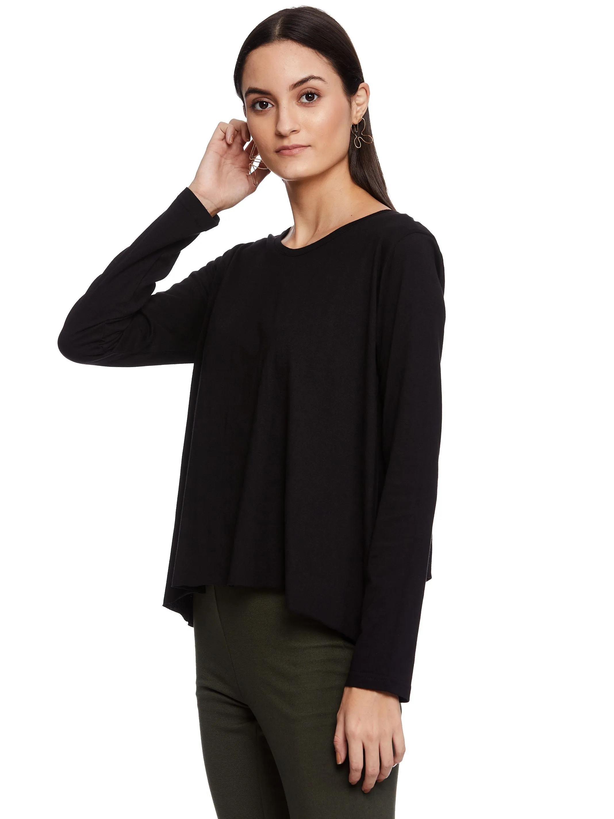 JOSS HI-LO TOP (BLACK)