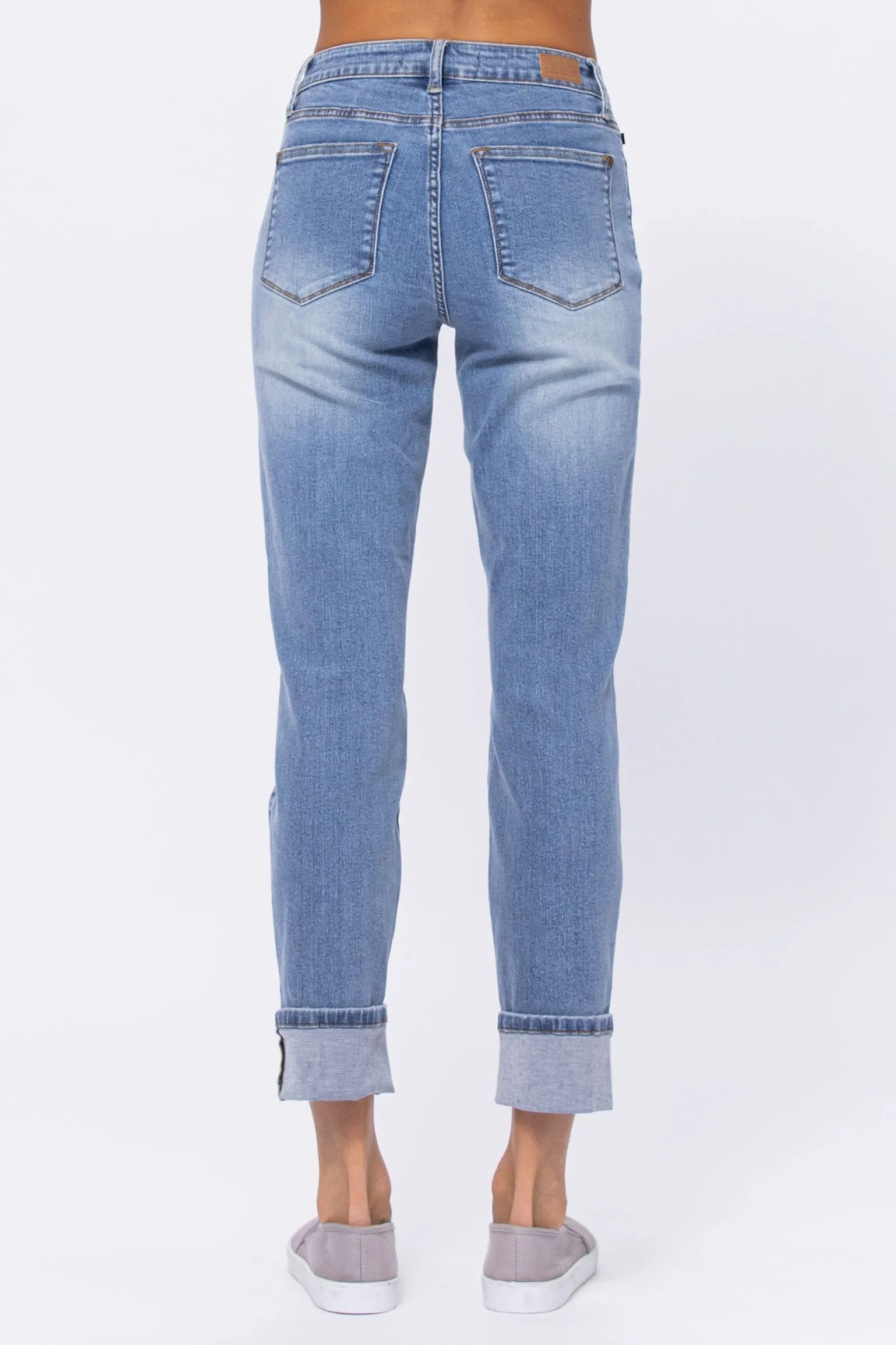 Judy Blue High Waist Vintage Wash Boyfriend Jean