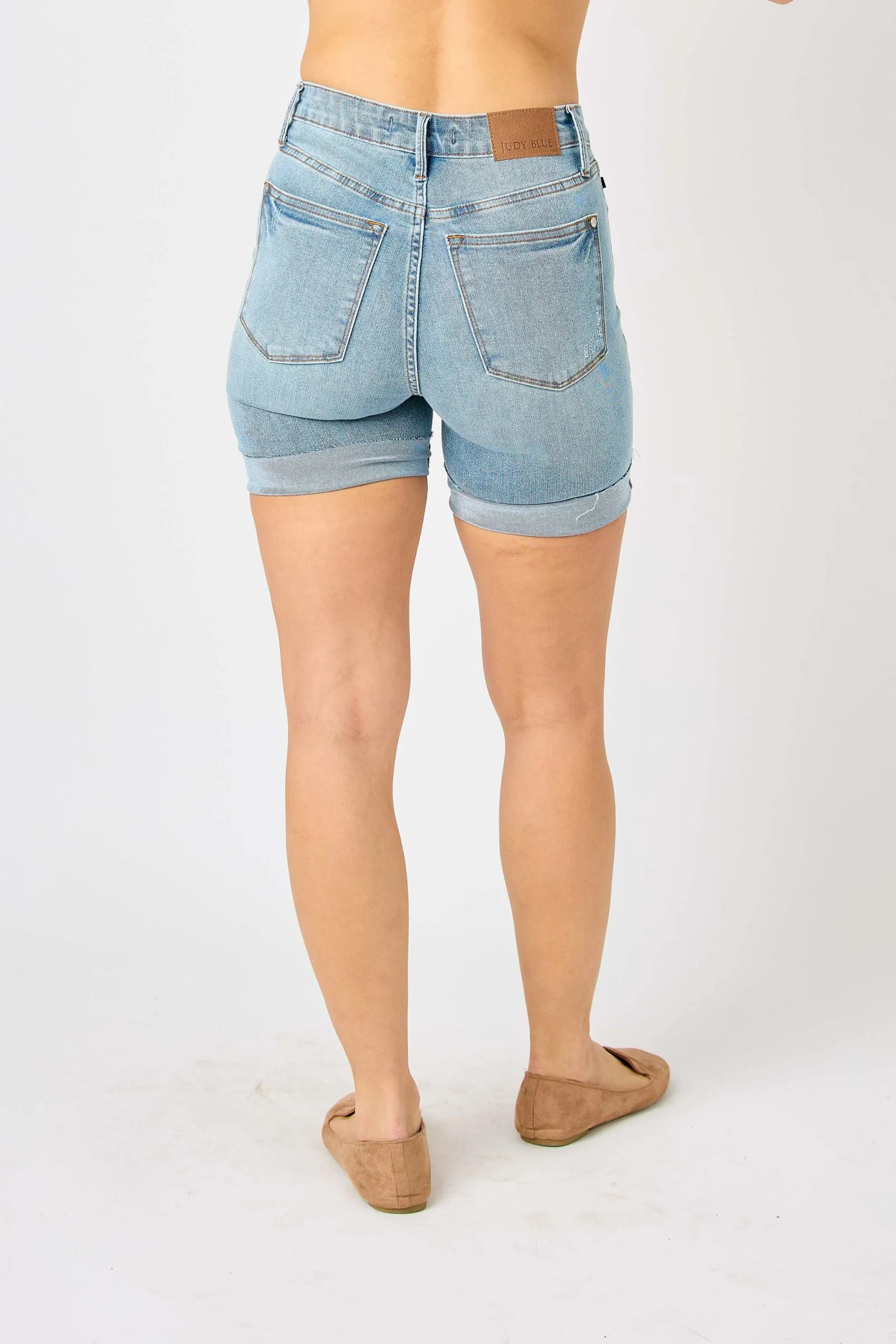 Judy Blue Tummy Control Cooling Denim Shorts