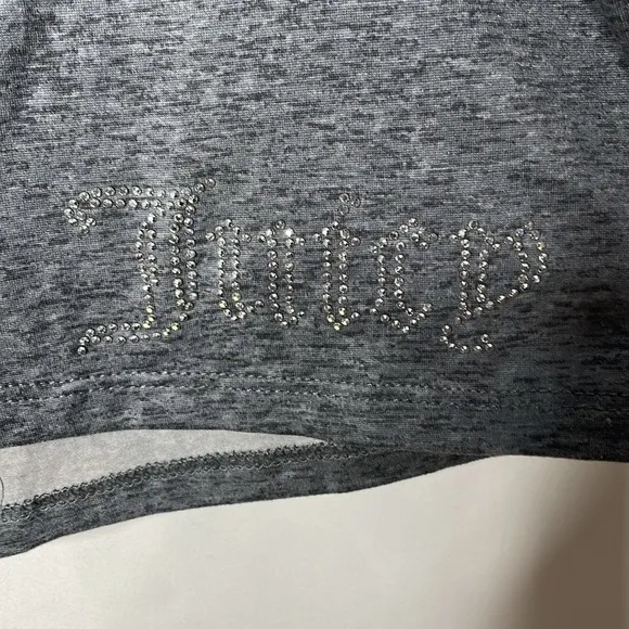 Juicy Couture Gray Sleepwear Pajamas Loungewear Shorts Set | Size L
