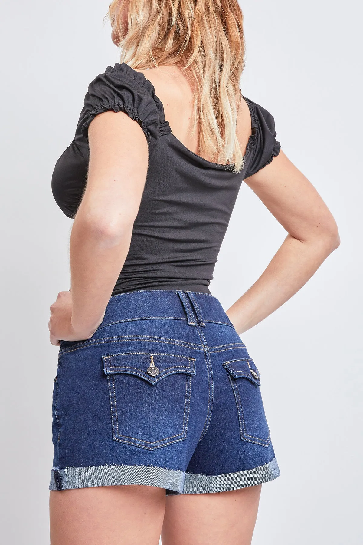 Junior Low-Rise Denim Short With Flap Back Pockets, pack of 12