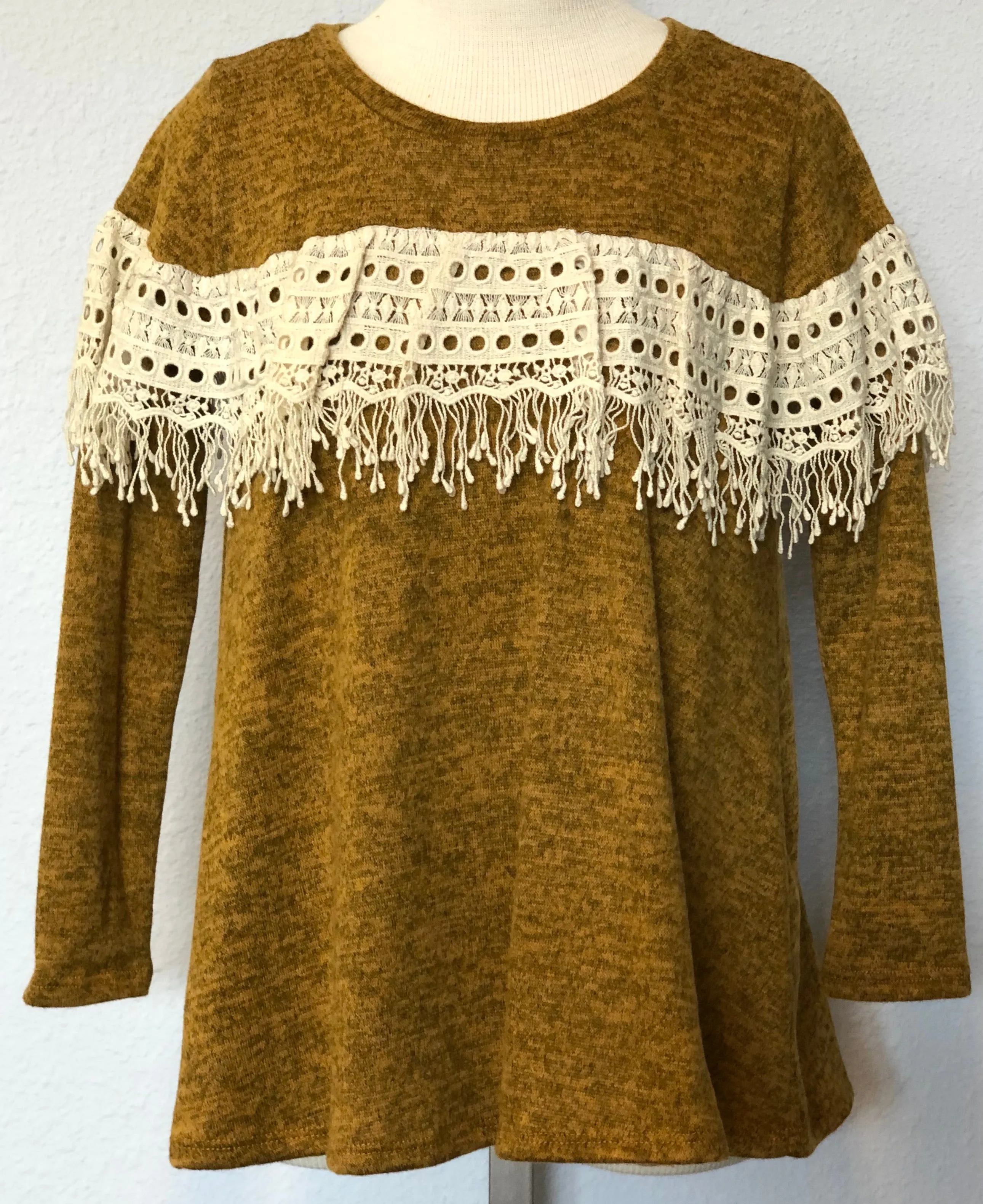 K HACCI CROCHET DETAIL TOP