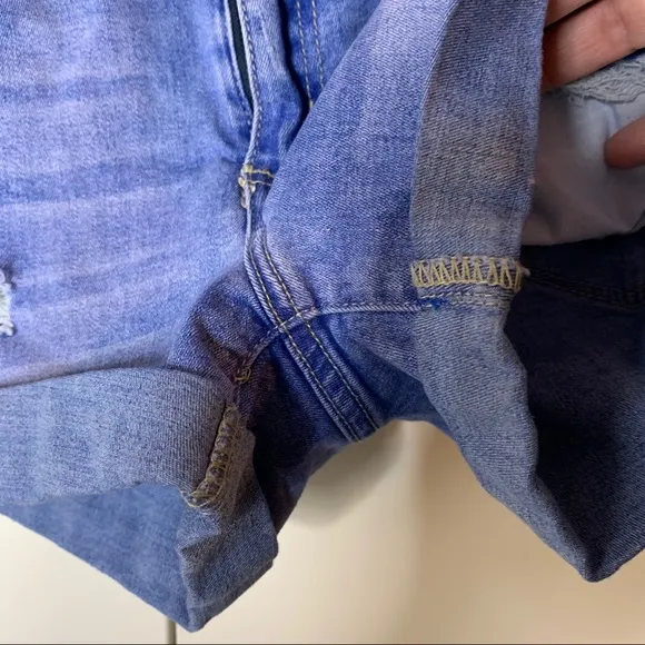 KanCan Distressed Cuffed Jean Shorts