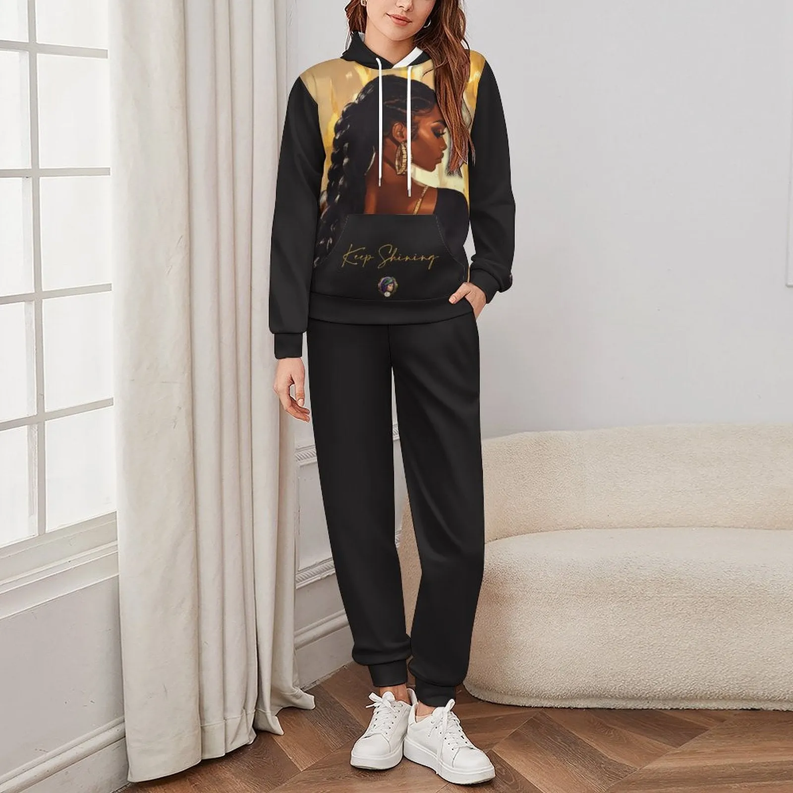 Keep Shining Hoodie Set
