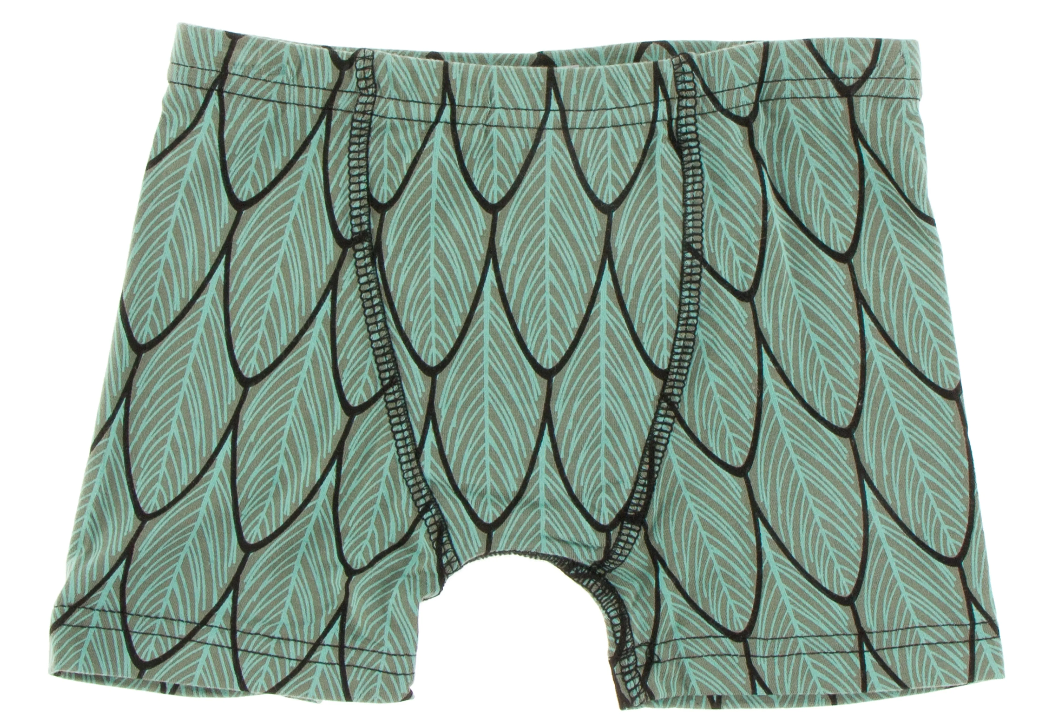 KicKee Pants Natural Midnight Electric Eels & Midnight Feathers Boys Boxer Brief Set
