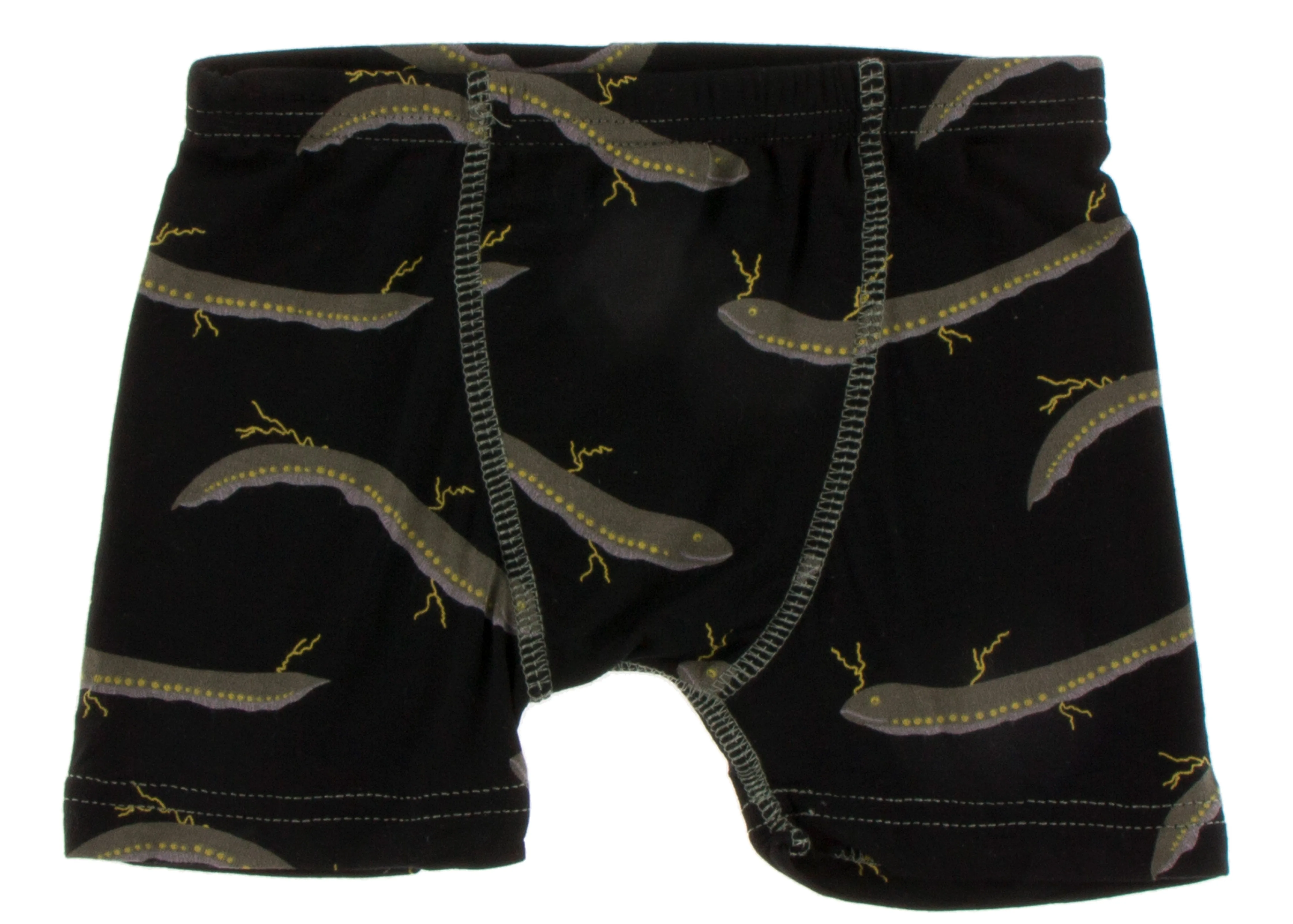 KicKee Pants Natural Midnight Electric Eels & Midnight Feathers Boys Boxer Brief Set