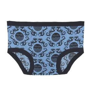 KicKee Pants Training Pants - Dragon Blue Four Dragons