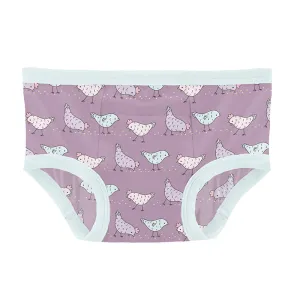 KicKee Pants Training Pants - Lavender Chickens