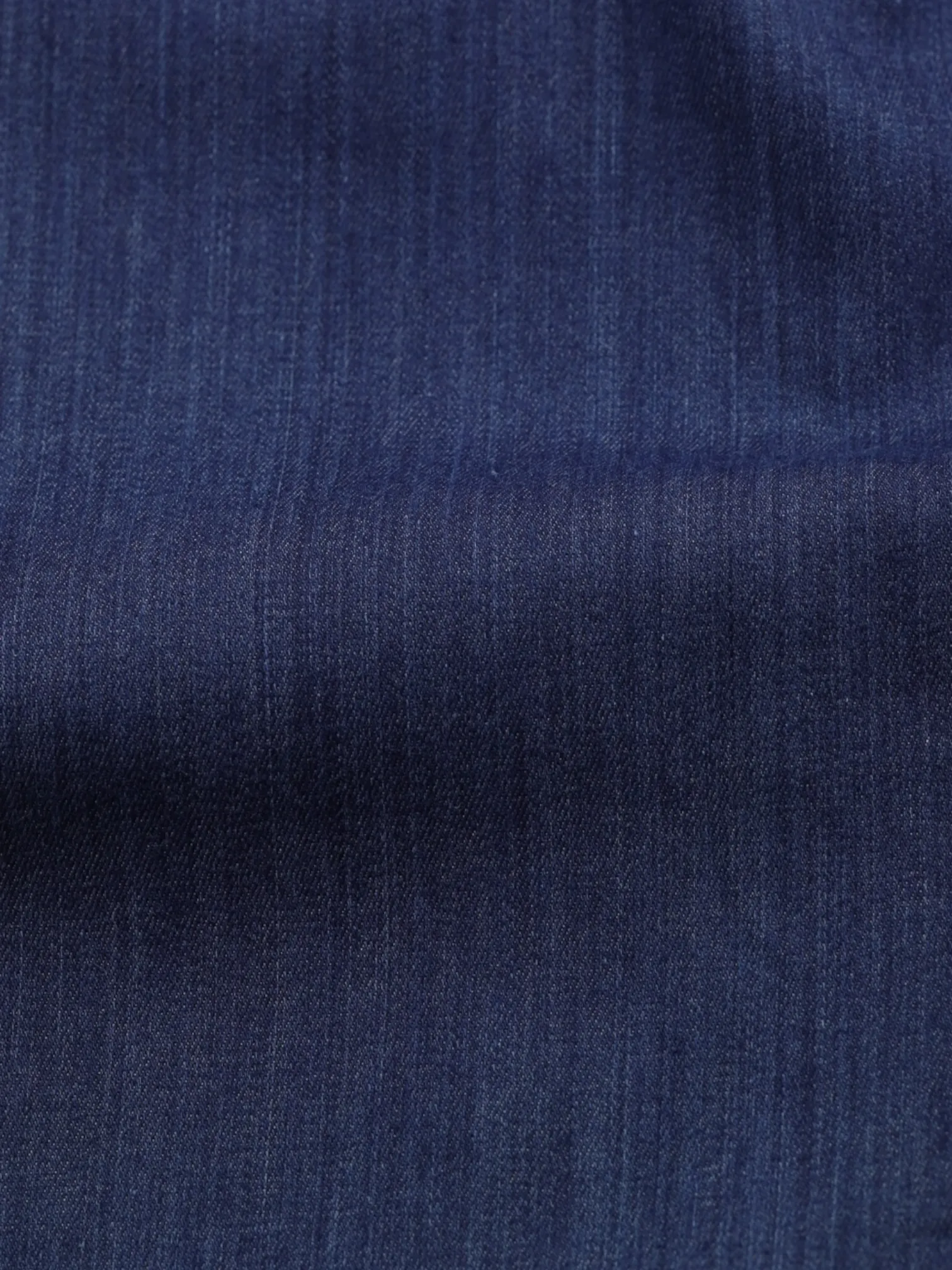 Kiton Chambray Blue Cotton-Stretch Casual Trousers