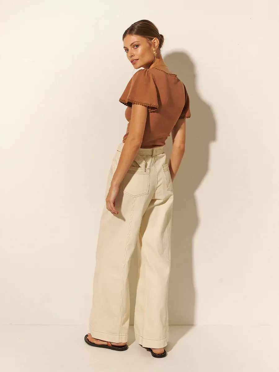Kivari Tallulah Tee - Mocha