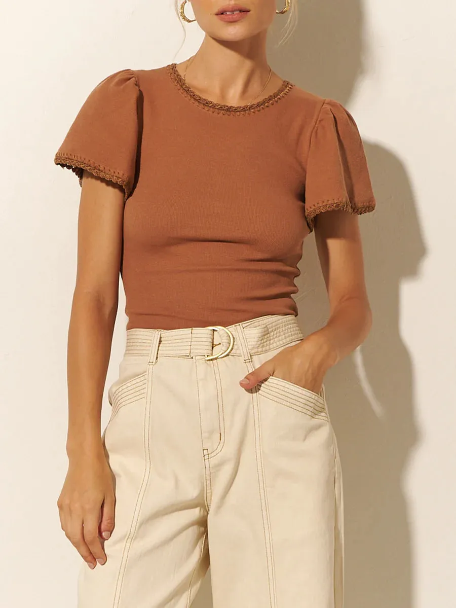 Kivari Tallulah Tee - Mocha