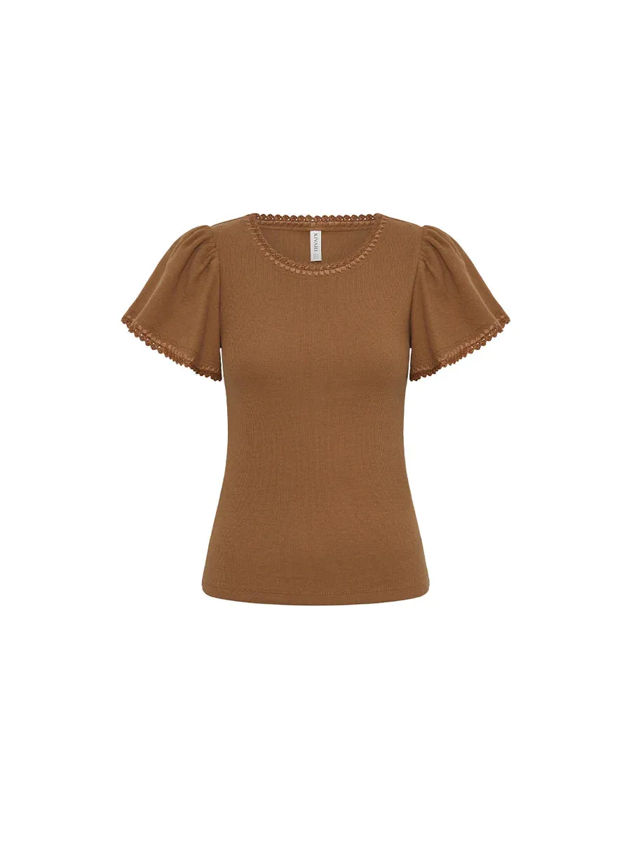 Kivari Tallulah Tee - Mocha