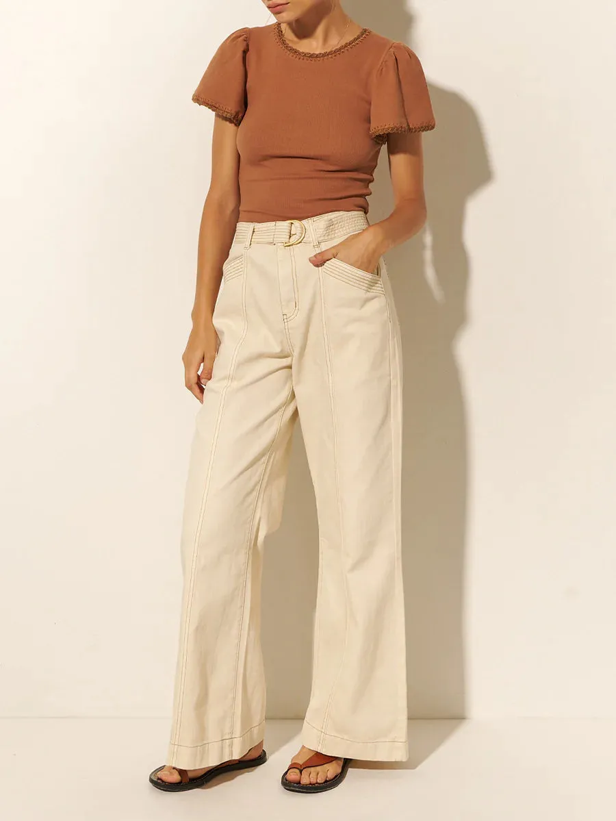 Kivari Tallulah Tee - Mocha