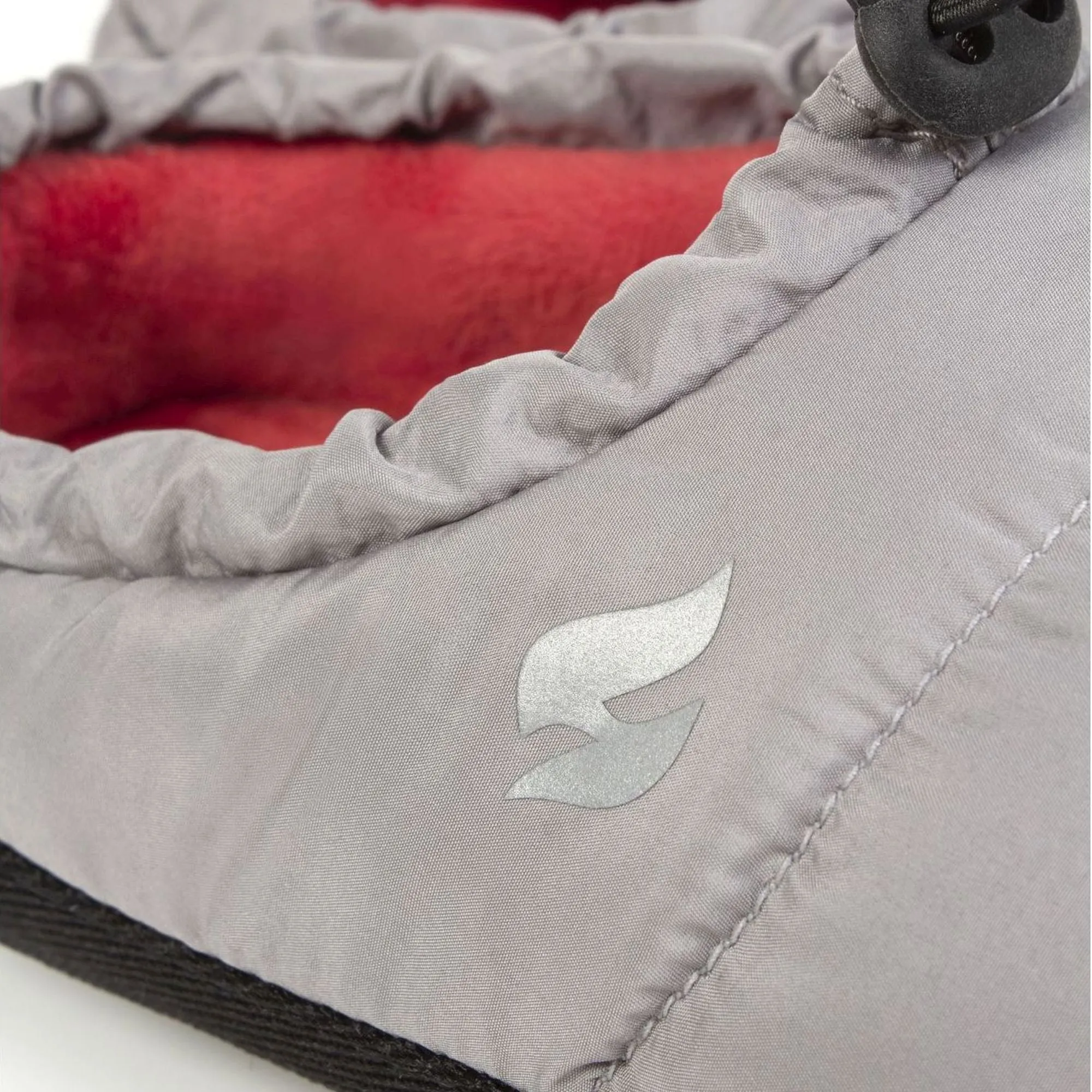 Ladies Cosy Winter Drawstring Slippers