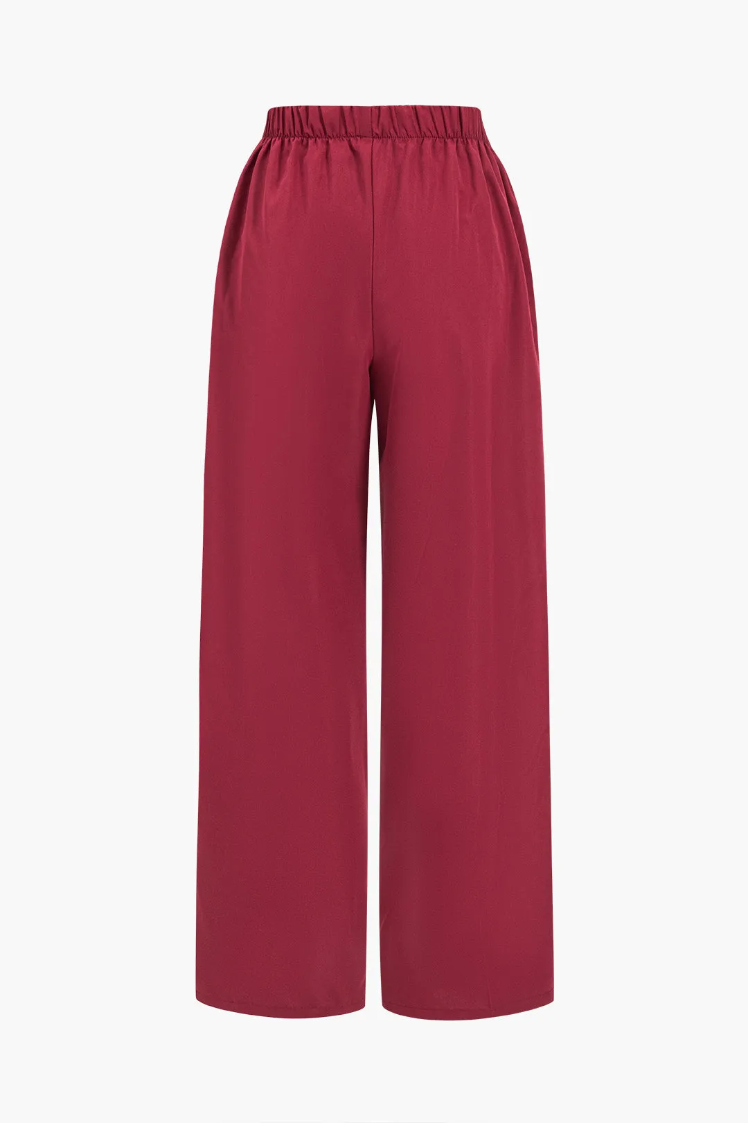 Lavinia - Trendy Bow Detail Patchwork Woman's Trousers
