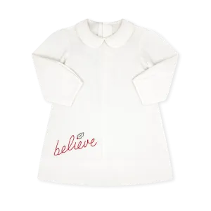 Legacy Dress Long Sleeve - Dreamy White Cord, Believe