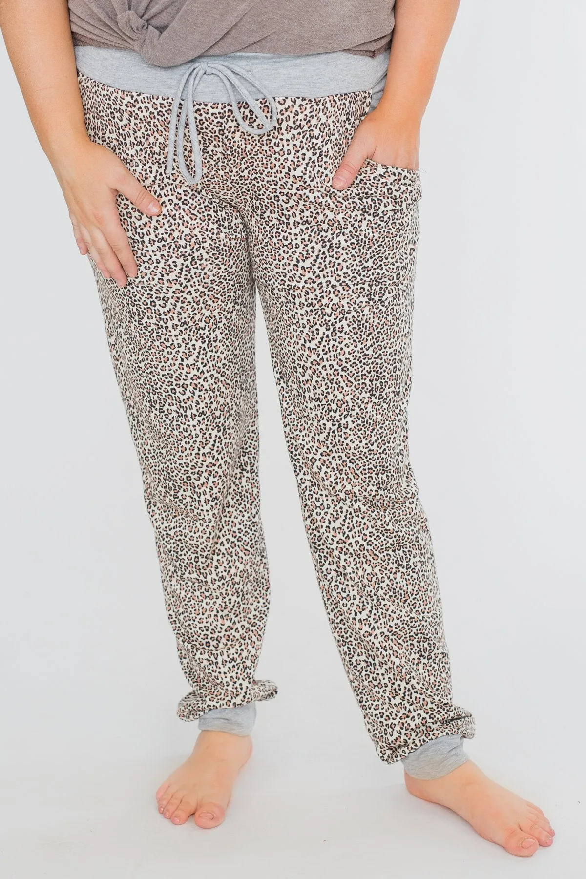 Leopard Print Joggers