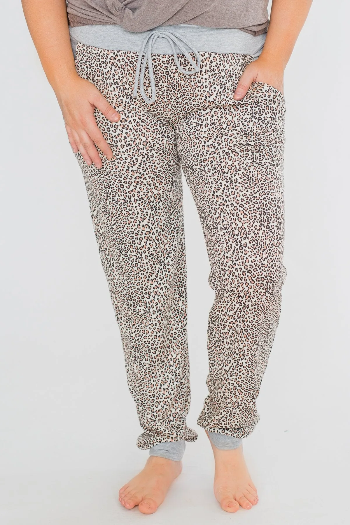 Leopard Print Joggers