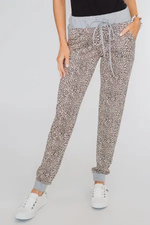 Leopard Print Joggers