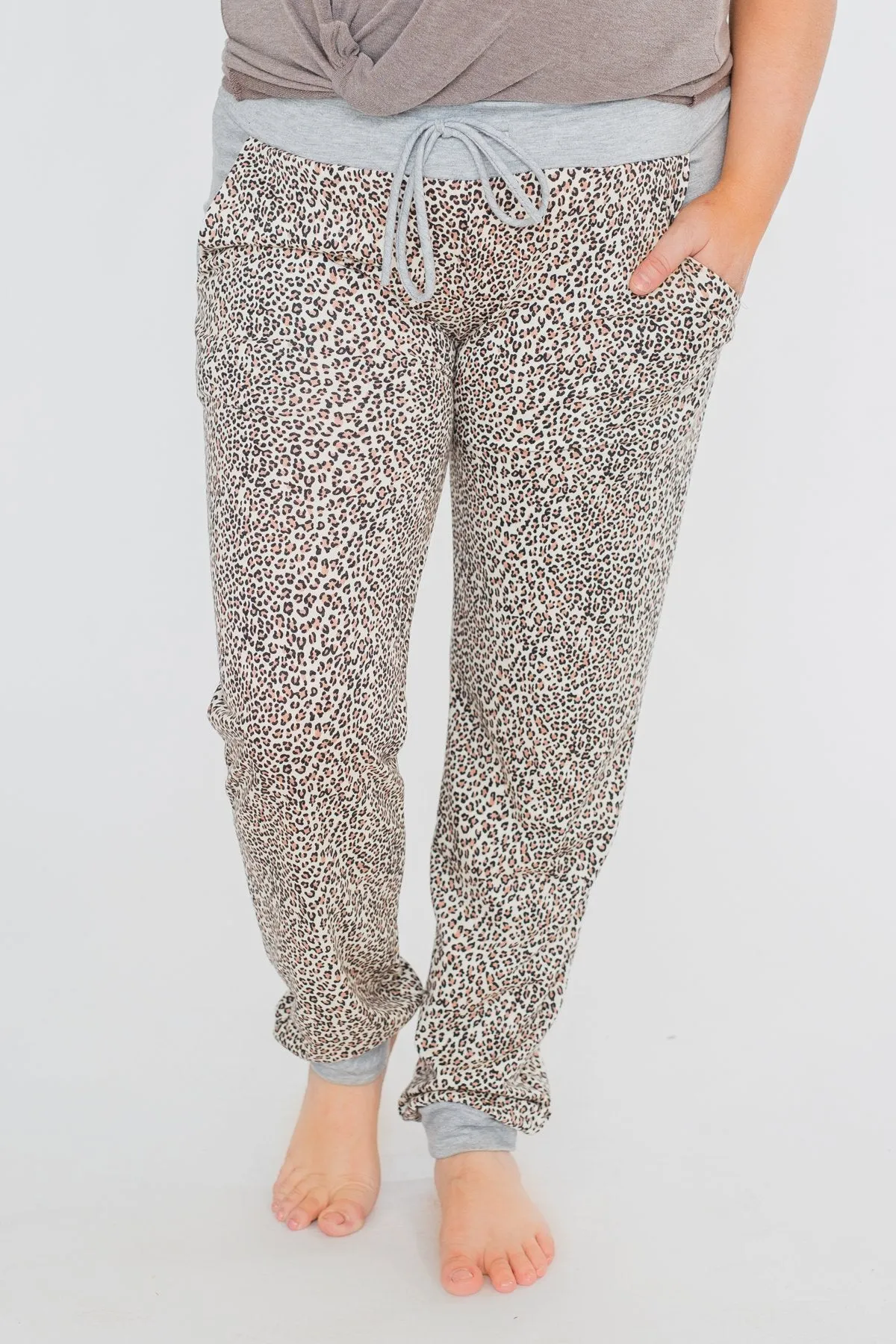 Leopard Print Joggers